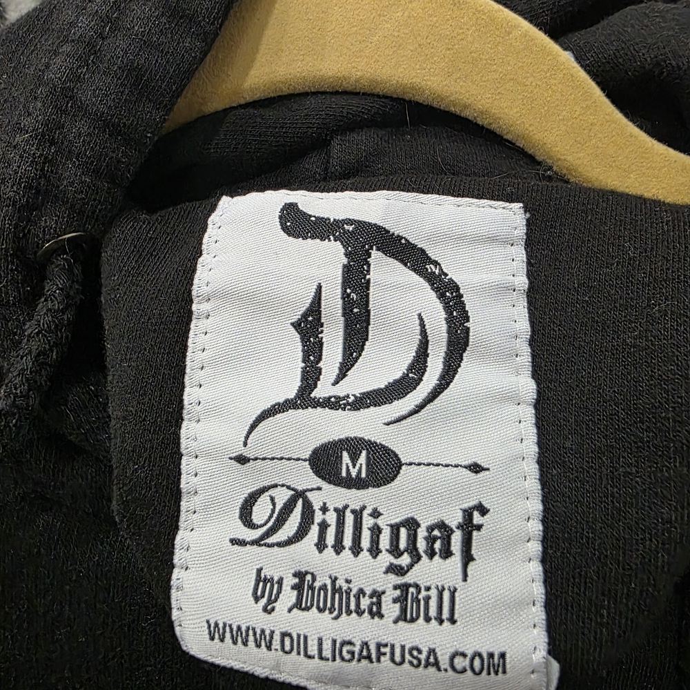 Black Hoodie with Green Graphic Design - Picture 6 of 6